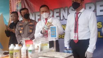 1,725 kg Pupuk dan Barang Ilegal Lainnya Berhasil Diamankan Ditreskrimsus Polda Lampung